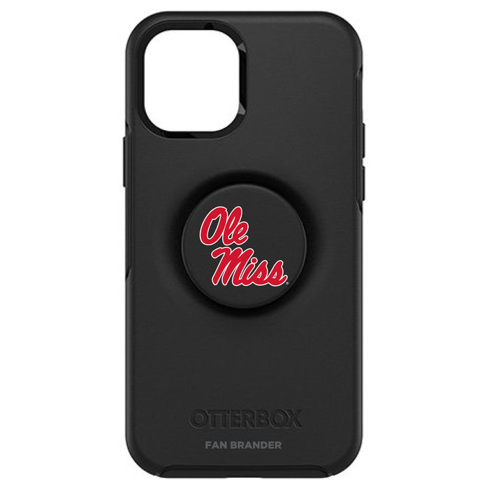 OtterBox Otter + Pop symmetry Phone case with Mississippi Ole Miss Primary Logo