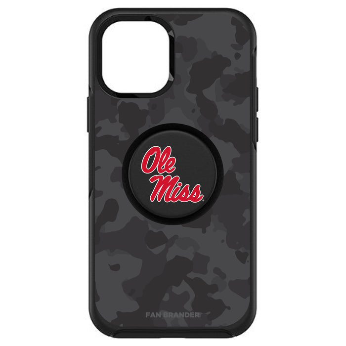 OtterBox Otter + Pop symmetry Phone case with Mississippi Ole Miss Urban Camo background