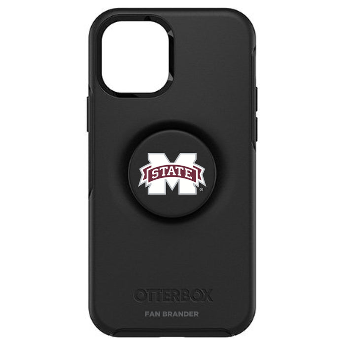 OtterBox Otter + Pop symmetry Phone case with Mississippi State Bulldogs Primary Logo