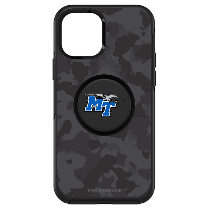 OtterBox Otter + Pop symmetry Phone case with Middle Tennessee State Blue Raiders Urban Camo background