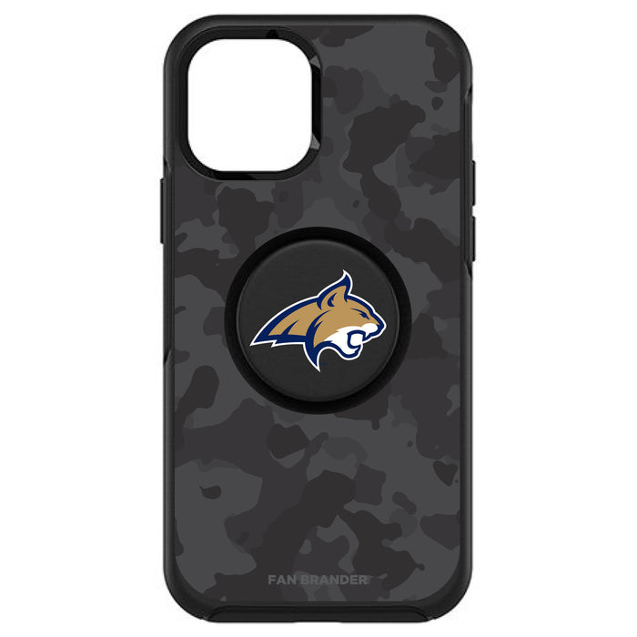 OtterBox Otter + Pop symmetry Phone case with Montana State Bobcats Urban Camo background