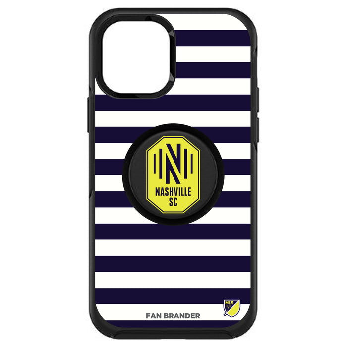 OtterBox Otter + Pop symmetry Phone case with Nashville SC Primary Logo with Stripes