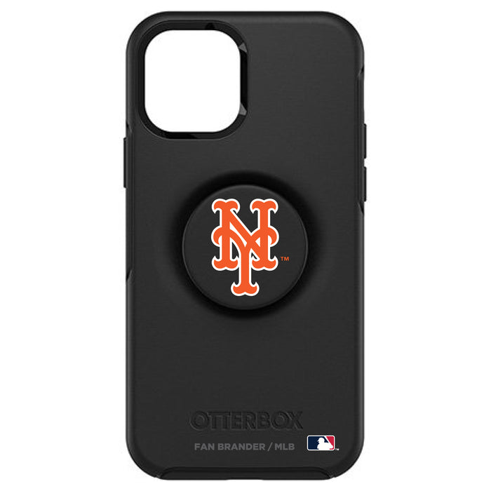 OtterBox Otter + Pop symmetry Phone case with New York Mets Primary Logo