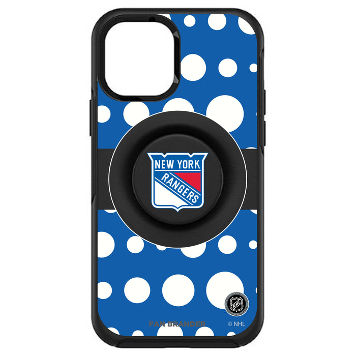 OtterBox Otter + Pop symmetry Phone case with New York Rangers Polka Dots design