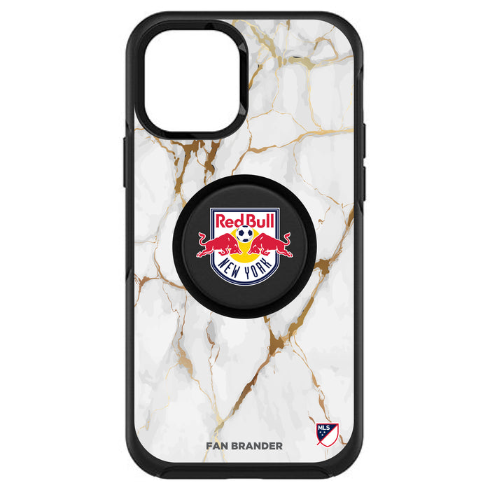 OtterBox Otter + Pop symmetry Phone case with New York Red Bulls White Marble design