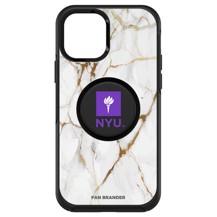OtterBox Otter + Pop symmetry Phone case with NYU White Marble Background