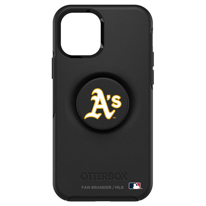 OtterBox Otter + Pop symmetry Phone case with Oakland Athletics Primary Logo