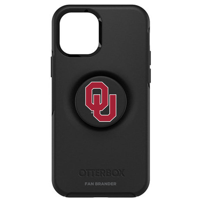 OtterBox Otter + Pop symmetry Phone case with Oklahoma Sooners Primary Logo