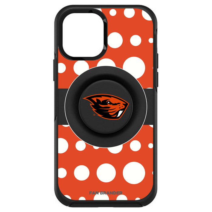 OtterBox Otter + Pop symmetry Phone case with Oregon State Beavers Polka Dots design