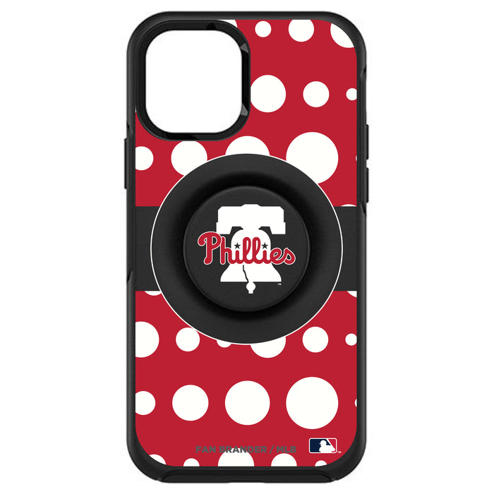 OtterBox Otter + Pop symmetry Phone case with Philadelphia Phillies Polka Dots design