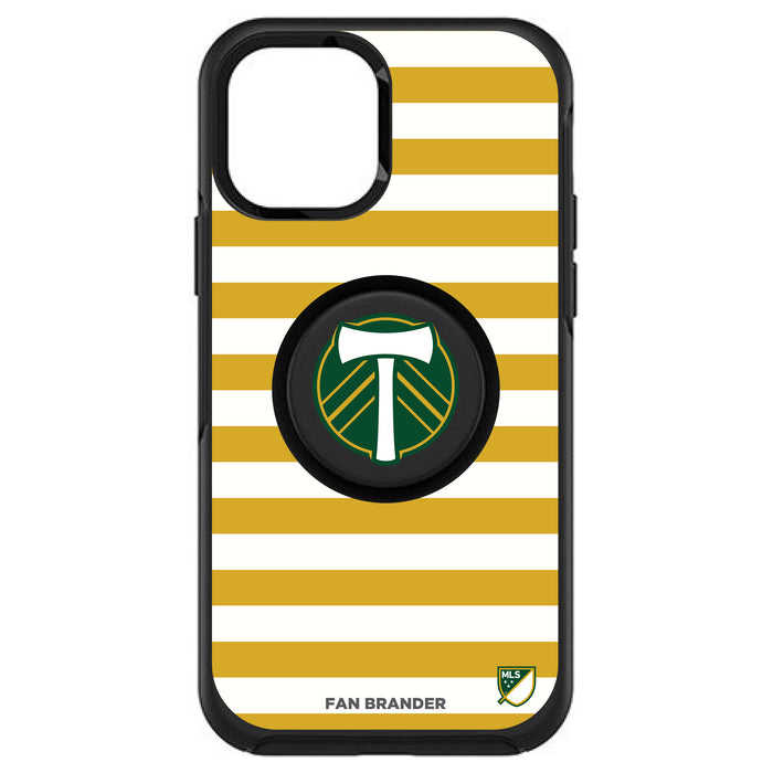 OtterBox Otter + Pop symmetry Phone case with Portland Timbers Primary Logo with Stripes