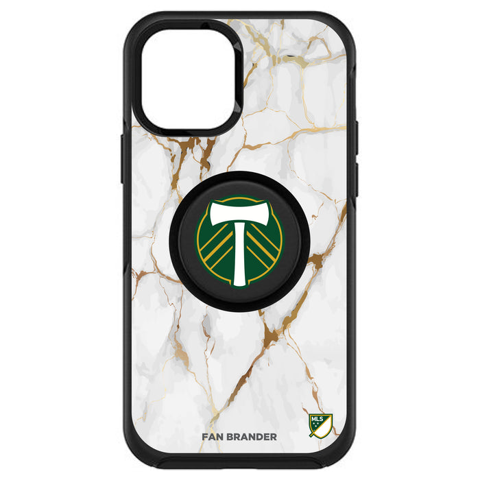 OtterBox Otter + Pop symmetry Phone case with Portland Timbers White Marble design