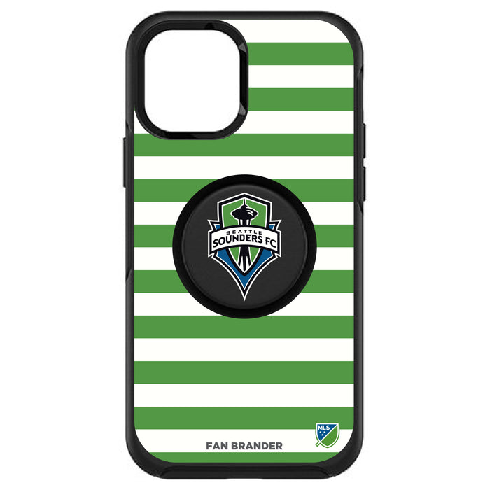 OtterBox Otter + Pop symmetry Phone case with Seatle Sounders Primary Logo with Stripes