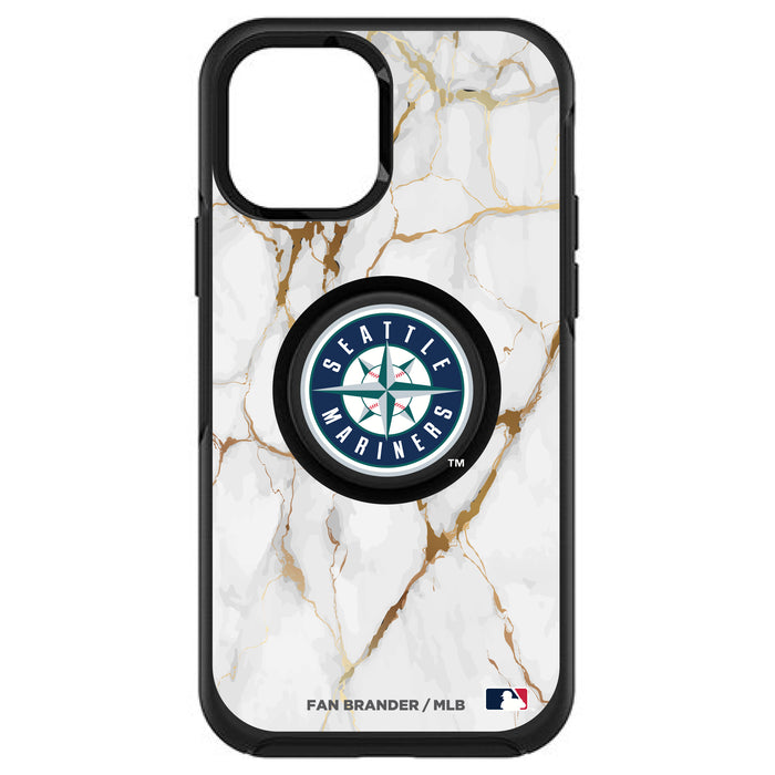 OtterBox Otter + Pop symmetry Phone case with Seattle Mariners White Marble design