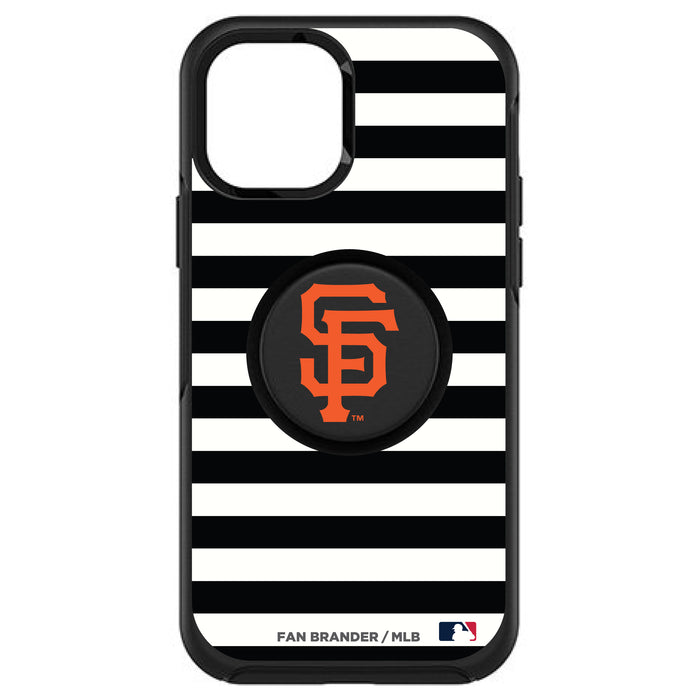 OtterBox Otter + Pop symmetry Phone case with San Francisco Giants Primary Logo and Striped Design