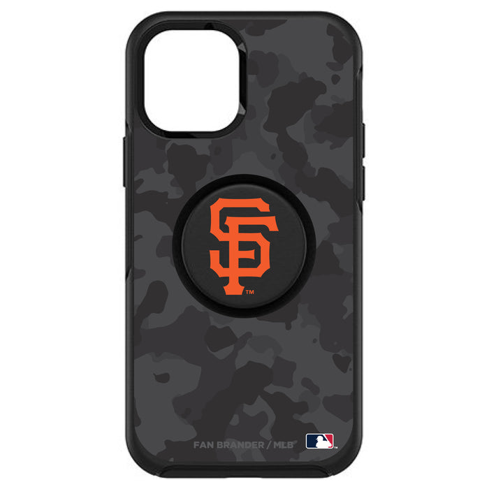 OtterBox Otter + Pop symmetry Phone case with San Francisco Giants Urban Camo background