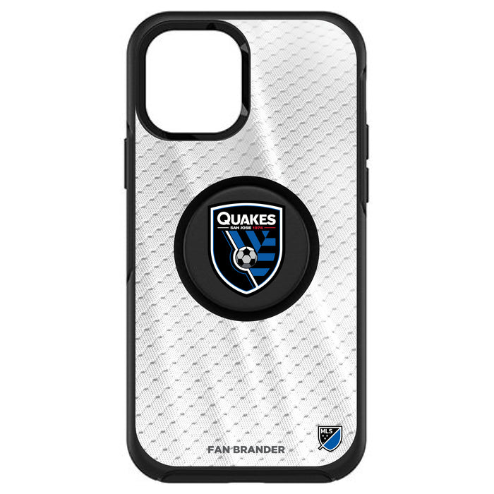 OtterBox Otter + Pop symmetry Phone case with San Jose Earthquakes Primary Logo with Jersey design