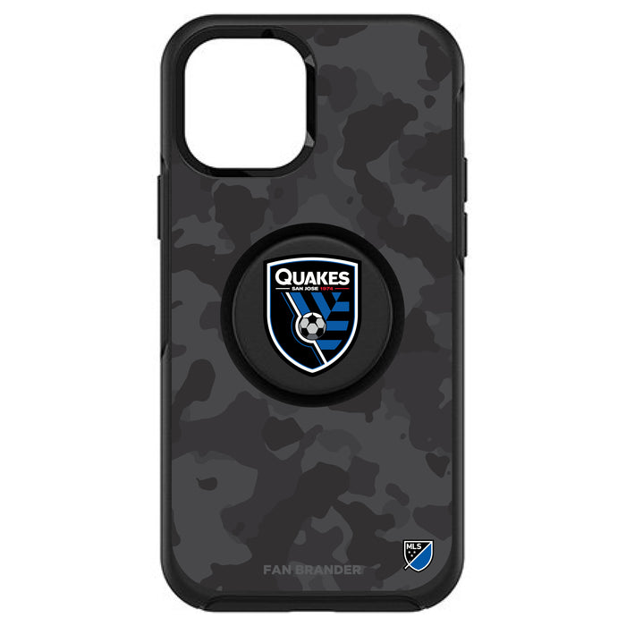 OtterBox Otter + Pop symmetry Phone case with San Jose Earthquakes Urban Camo design