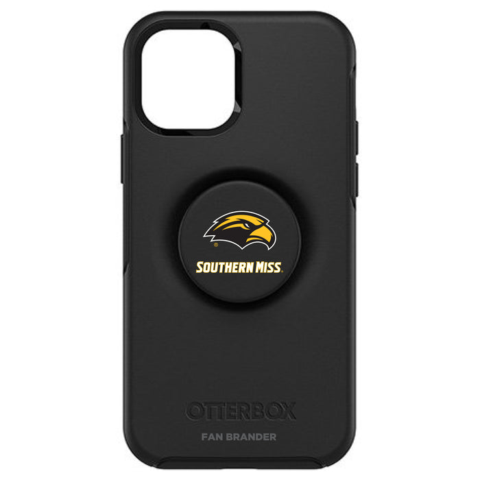 OtterBox Otter + Pop symmetry Phone case with Southern Mississippi Golden Eagles Primary Logo