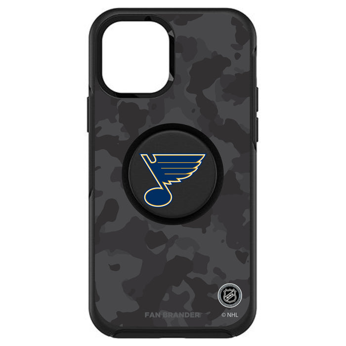 OtterBox Otter + Pop symmetry Phone case with St. Louis Blues Urban Camo design