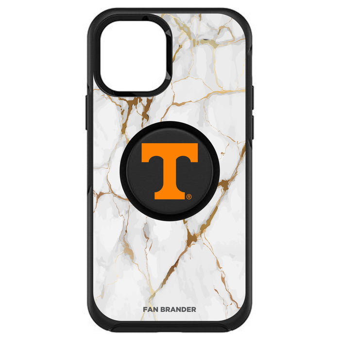 OtterBox Otter + Pop symmetry Phone case with Tennessee Vols White Marble Background