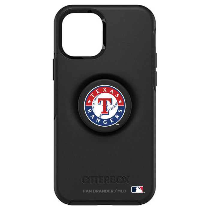 OtterBox Otter + Pop symmetry Phone case with Texas Rangers Primary Logo