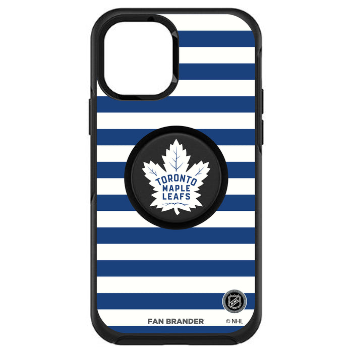 OtterBox Otter + Pop symmetry Phone case with Toronto Maple Leafs Stripes Design