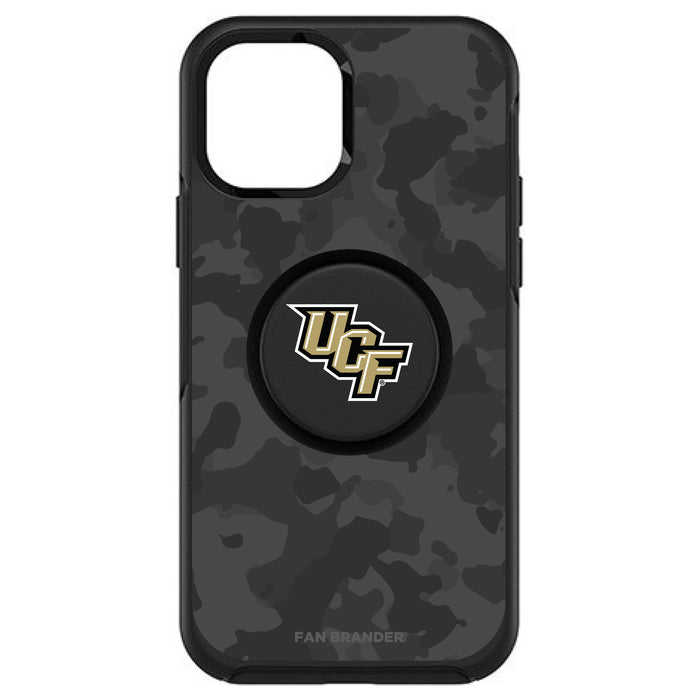OtterBox Otter + Pop symmetry Phone case with UCF Knights Urban Camo background