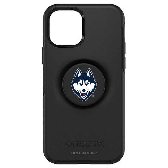 OtterBox Otter + Pop symmetry Phone case with Uconn Huskies Primary Logo