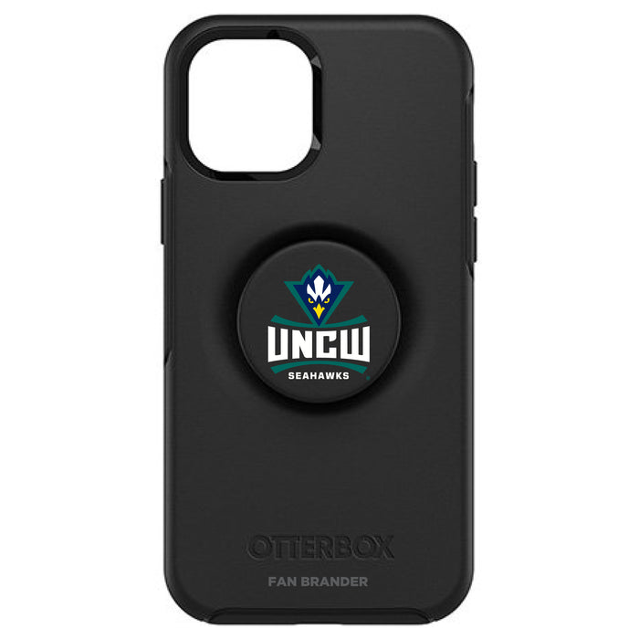OtterBox Otter + Pop symmetry Phone case with UNC Wilmington Seahawks Primary Logo