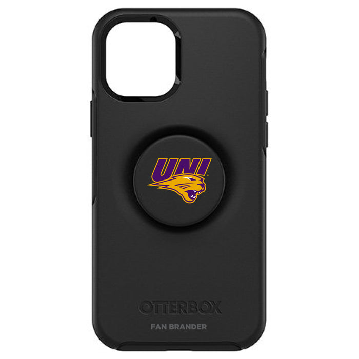 OtterBox Otter + Pop symmetry Phone case with Northern Iowa Panthers Primary Logo