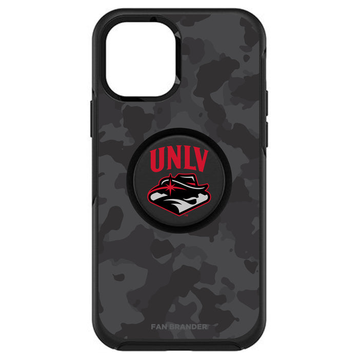 OtterBox Otter + Pop symmetry Phone case with UNLV Rebels Urban Camo background