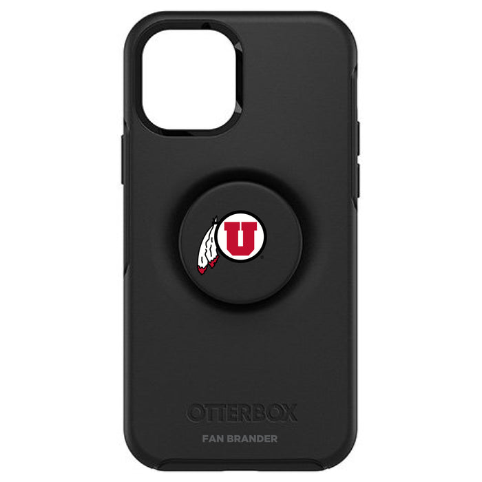 OtterBox Otter + Pop symmetry Phone case with Utah Utes Primary Logo