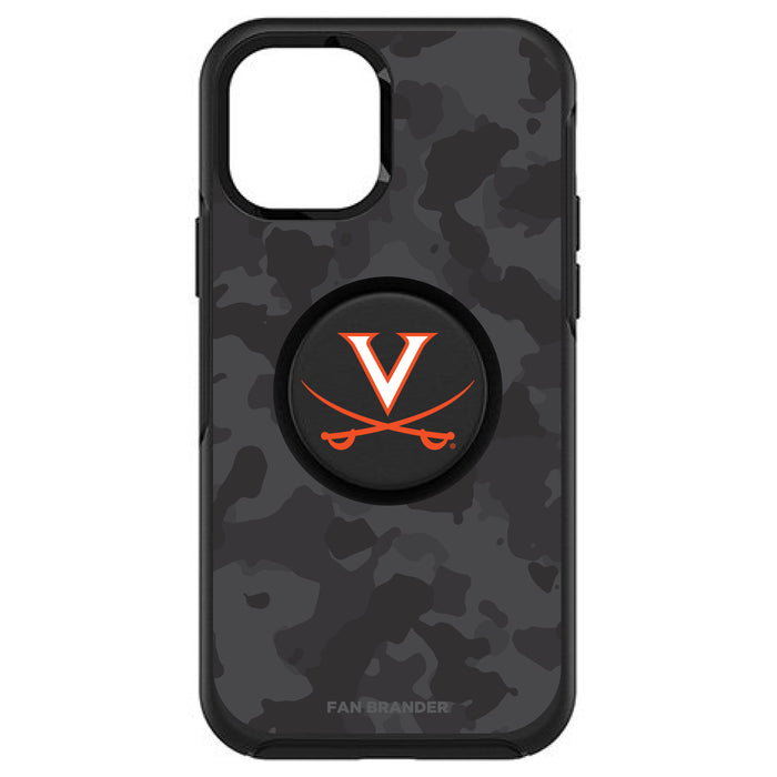 OtterBox Otter + Pop symmetry Phone case with Virginia Cavaliers Urban Camo background