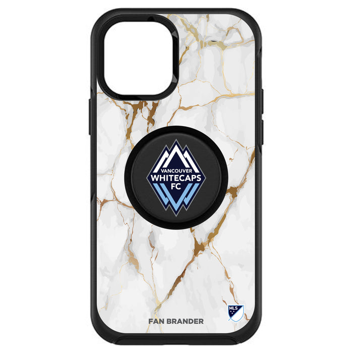 OtterBox Otter + Pop symmetry Phone case with Vanderbilt Commodores White Marble Background