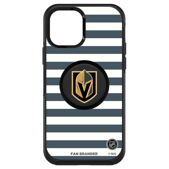 OtterBox Otter + Pop symmetry Phone case with Vegas Golden Knights Stripes Design