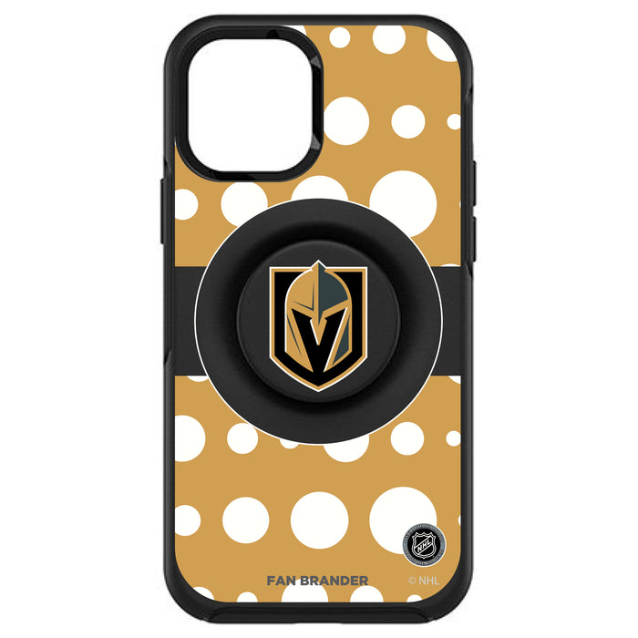 OtterBox Otter + Pop symmetry Phone case with Vegas Golden Knights Polka Dots design