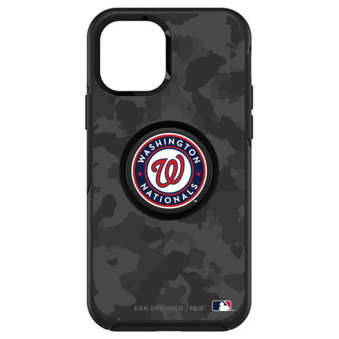 OtterBox Otter + Pop symmetry Phone case with Washington Nationals Urban Camo background