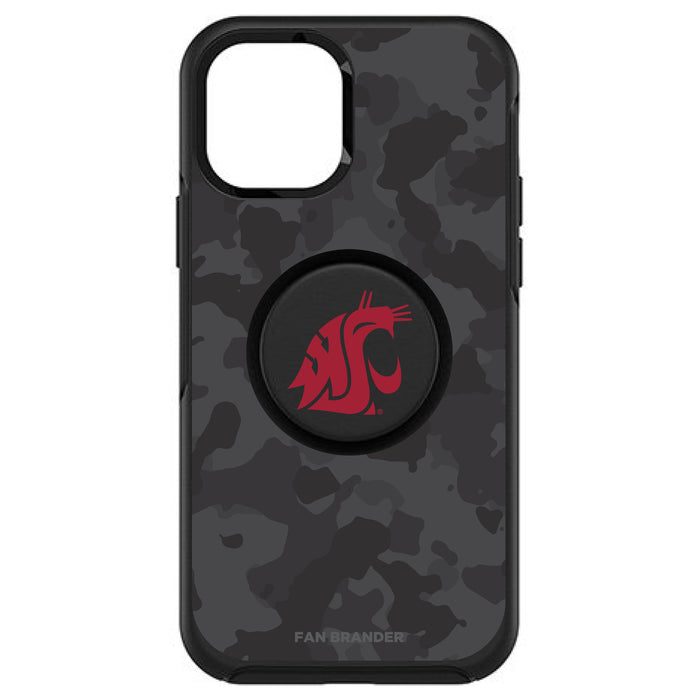OtterBox Otter + Pop symmetry Phone case with Washington State Cougars Urban Camo background