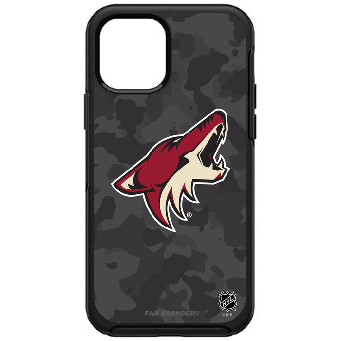 OtterBox Black Phone case with Arizona Coyotes Urban Camo design