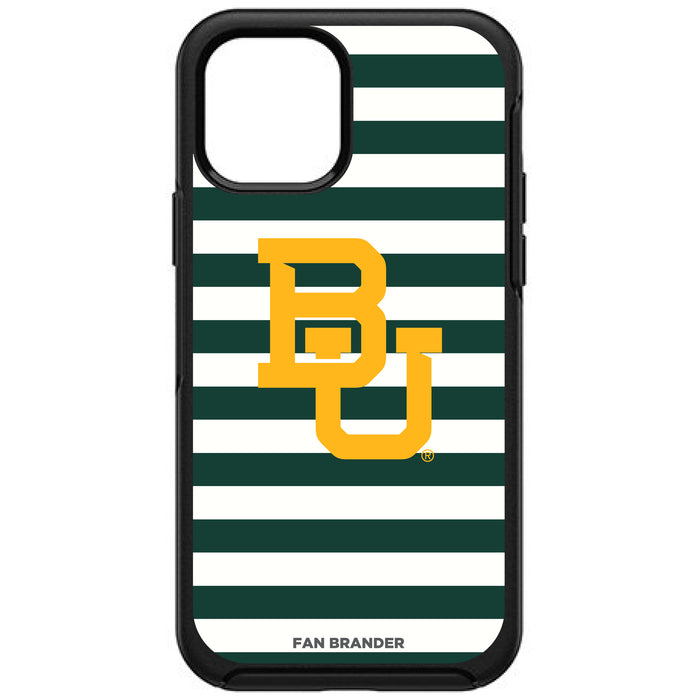 OtterBox Black Phone case with Baylor Bears Tide Primary Logo and Striped Design