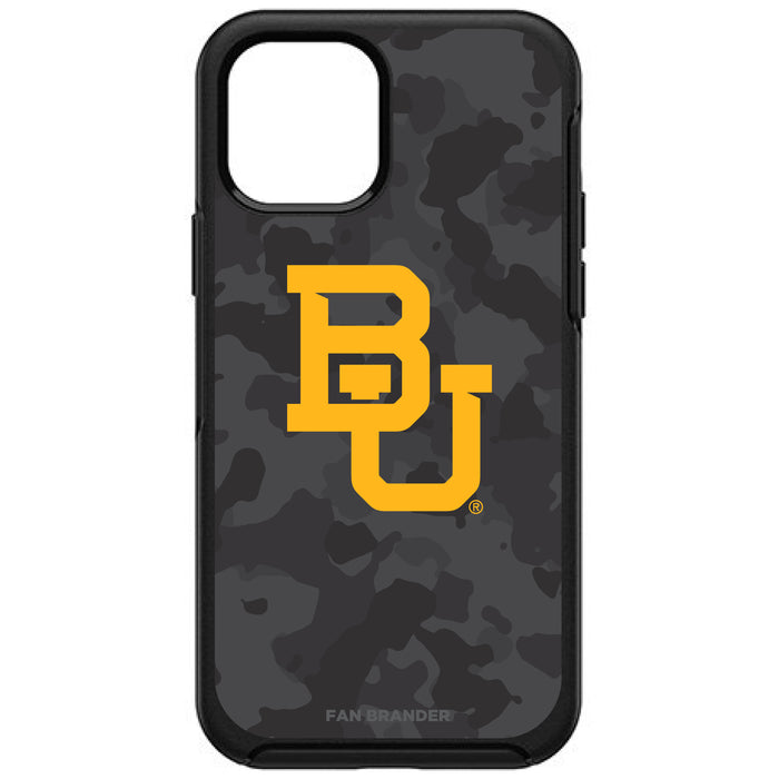 OtterBox Black Phone case with Baylor Bears Urban Camo Background