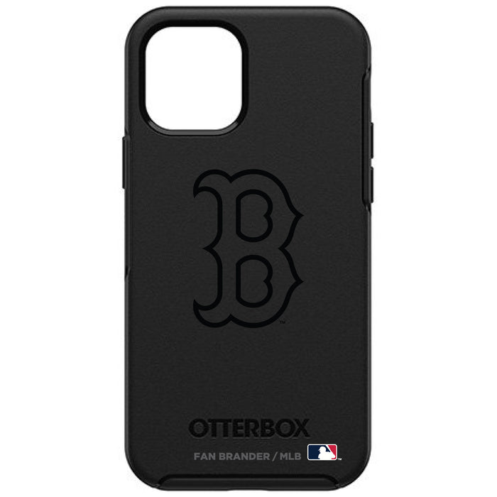 OtterBox Black Phone case with Boston Red Sox Primary Logo in Black