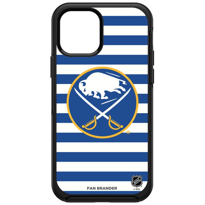 OtterBox Black Phone case with Buffalo Sabres Stripes