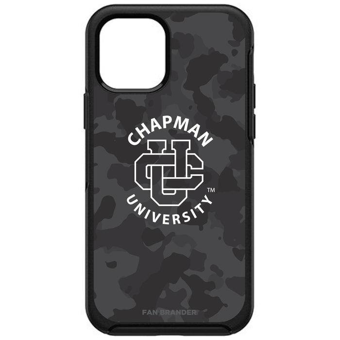 OtterBox Black Phone case with Chapman Univ Panthers Urban Camo Background