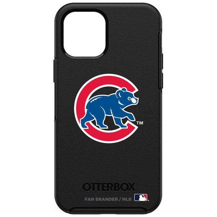 OtterBox Black Phone case with Chicago Cubs Secondary Logo