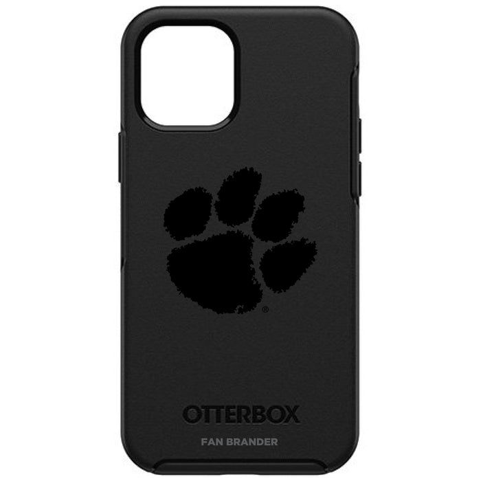 OtterBox Black Phone case with Clemson Tigers Primary Logo in Black