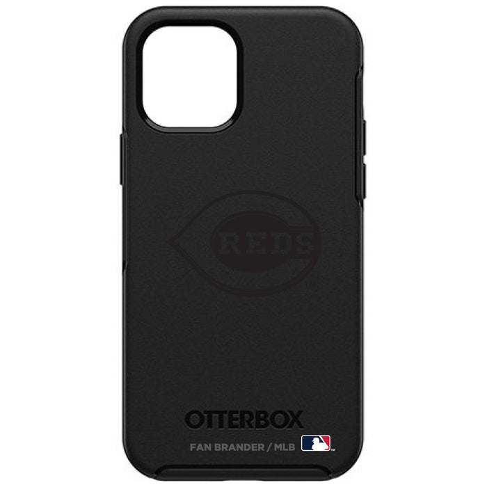 OtterBox Black Phone case with Cincinnati Reds Primary Logo in Black