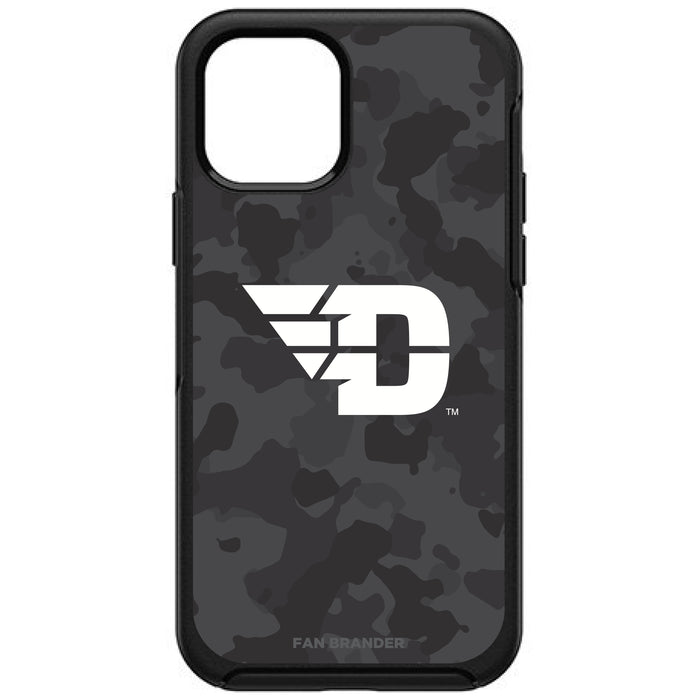 OtterBox Black Phone case with Dayton Flyers Urban Camo Background