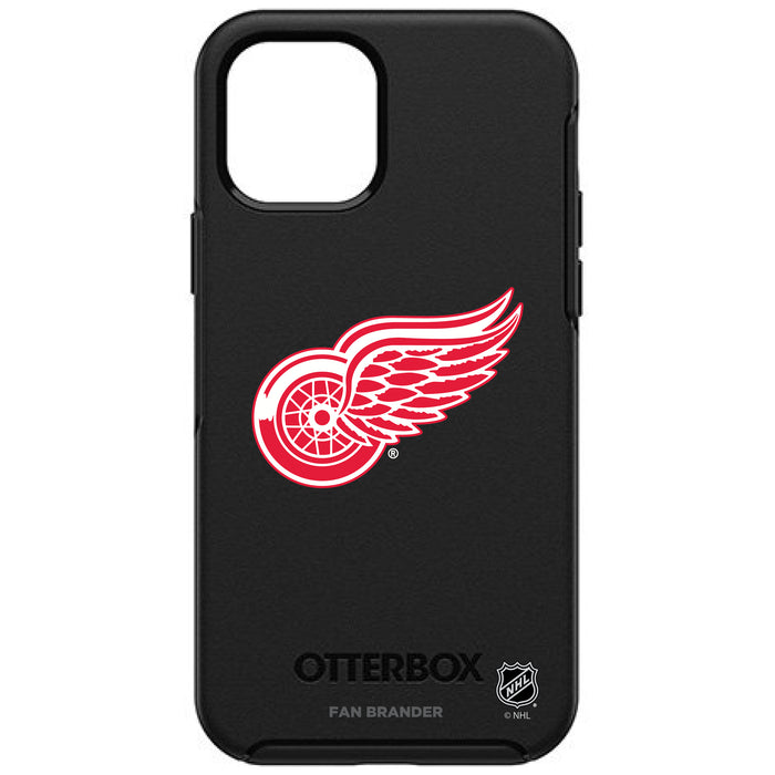 OtterBox Black Phone case with Detroit Red Wings Primary Logo